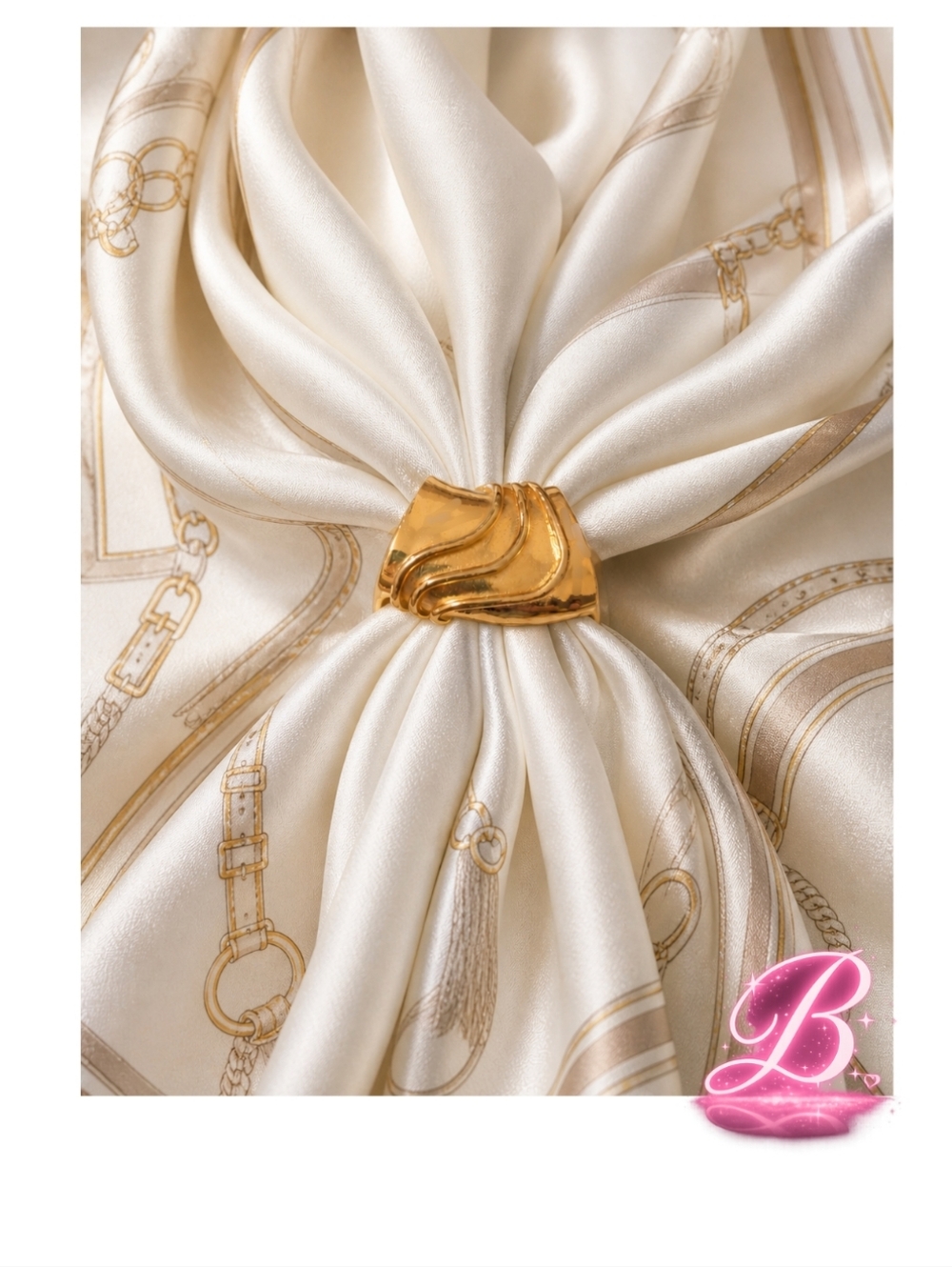 Golden Scarf Accent Piece - NWT